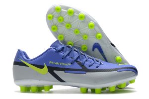 Nike Phantom GT2 AG Fotballsko Blå Hvit Grön